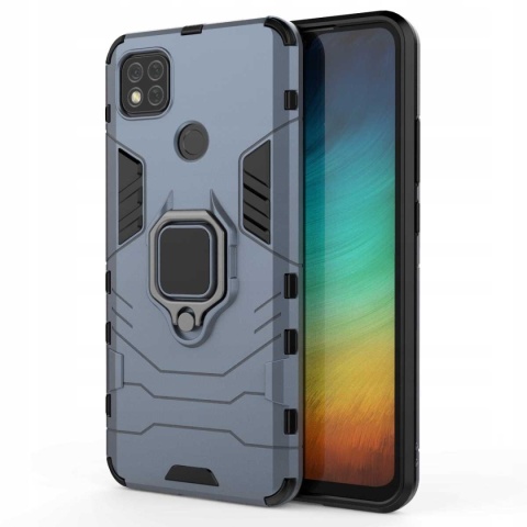 Spacecase X-Ring Redmi 9C/10A niebieski