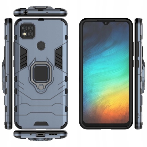 Spacecase X-Ring Redmi 9C/10A niebieski
