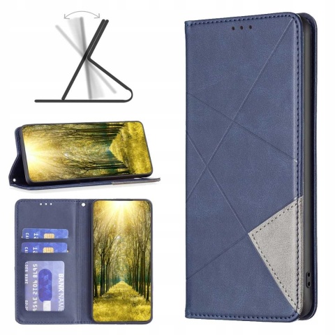 Origami Wallet Motorola G04/G24/G24 Power blue