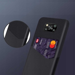 Spacecase Pocket Case Poco X3 NFC/Pro czarny