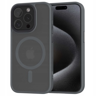 Spacecase Hybrid Mag iPhone 15 Pro grey