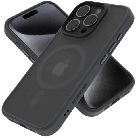 Spacecase Hybrid Mag iPhone 15 Pro grey