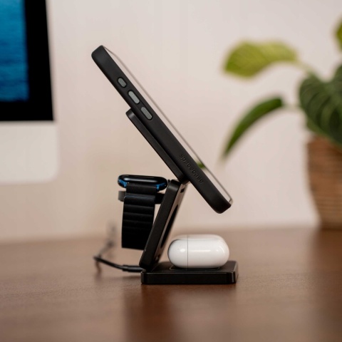 Spacecase 3in1 Wireless Charger MagCharge WM4B black