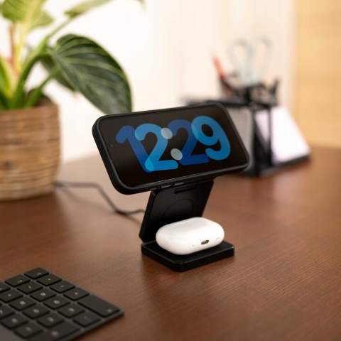 Spacecase 3in1 Wireless Charger MagCharge WM4B black