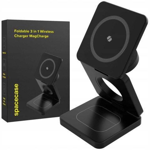 Spacecase 3in1 Wireless Charger MagCharge WM4B black