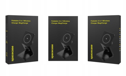 Spacecase 3in1 Wireless Charger MagCharge WM4B black