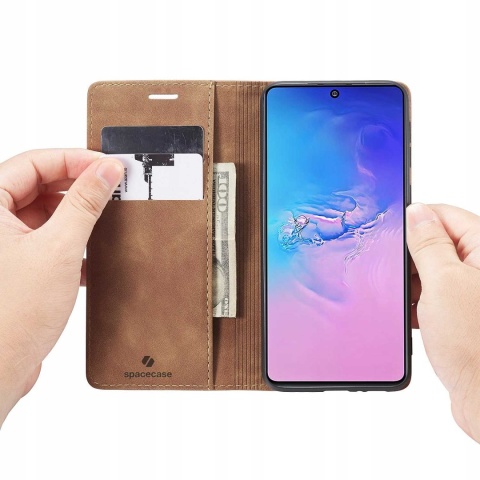 Spacecase Wallet Galaxy S10 Lite light brown