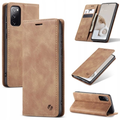 Spacecase Wallet Galaxy S20 FE light brown