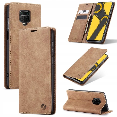 Spacecase Wallet Redmi Note 9S/9 Pro light brown