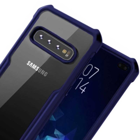 Spacecase Beetle Galaxy S10+ niebieski
