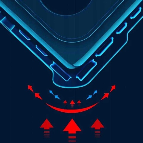 Spacecase Beetle Galaxy S10+ niebieski