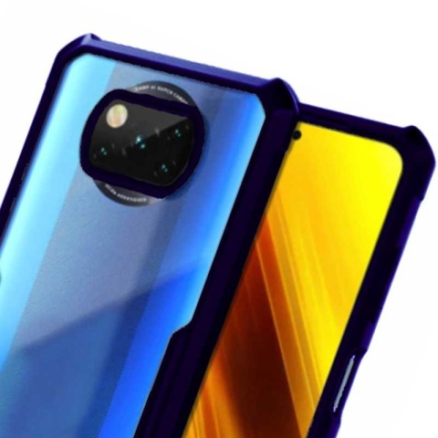 Spacecase Beetle Poco X3 NFC/Pro niebieski