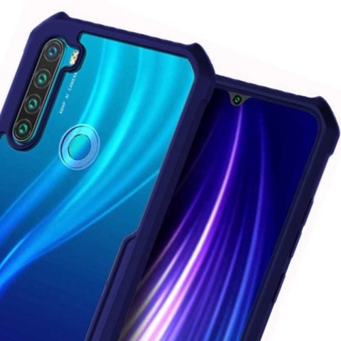 Spacecase Beetle Redmi Note 8T niebieski