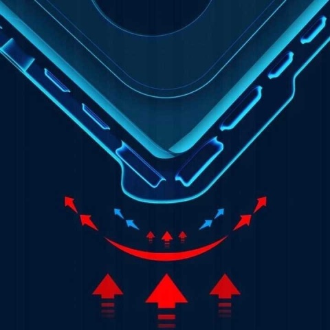 Spacecase Beetle Redmi Note 8T niebieski