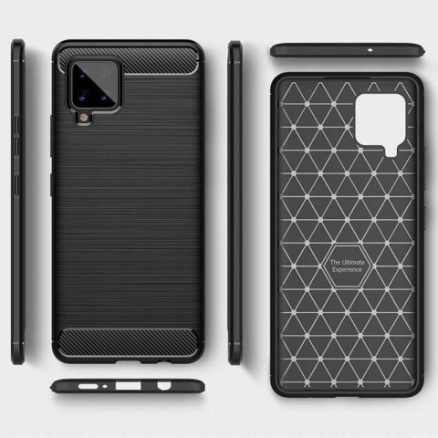 Spacecase Carbon Galaxy A42 5G czarny