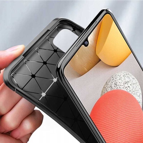Spacecase Carbon Galaxy A42 5G czarny