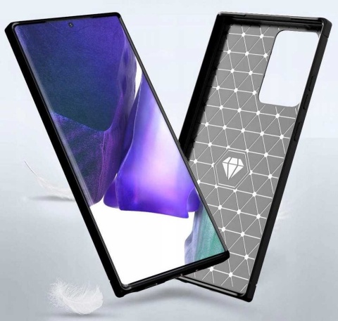 Spacecase Carbon Galaxy Note 20 Ultra czarny