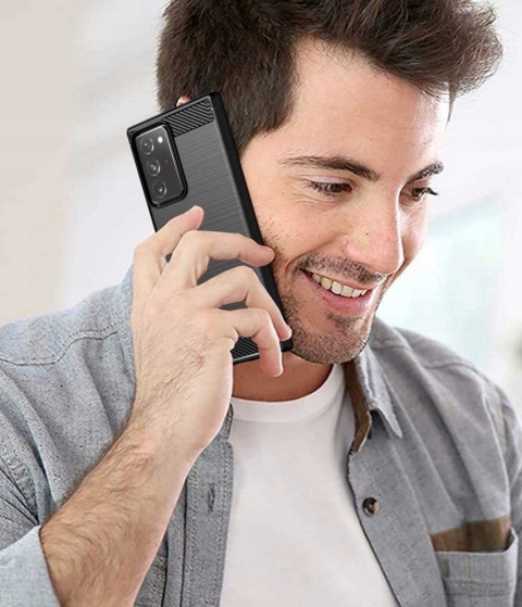 Spacecase Carbon Galaxy Note 20 Ultra czarny
