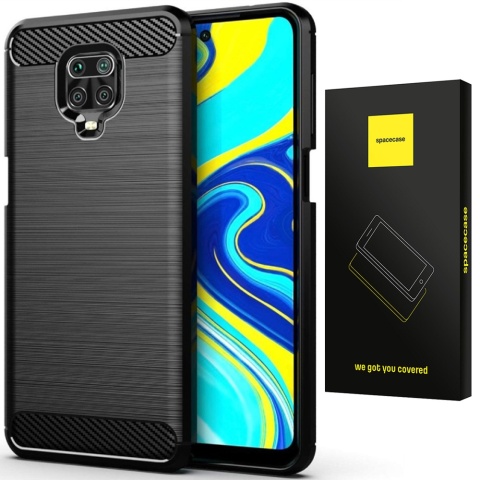 Spacecase Carbon Redmi Note 9S/9 Pro czarny