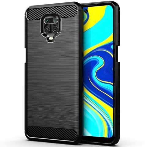 Spacecase Carbon Redmi Note 9S/9 Pro czarny