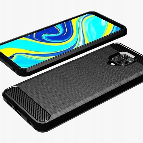 Spacecase Carbon Redmi Note 9S/9 Pro czarny