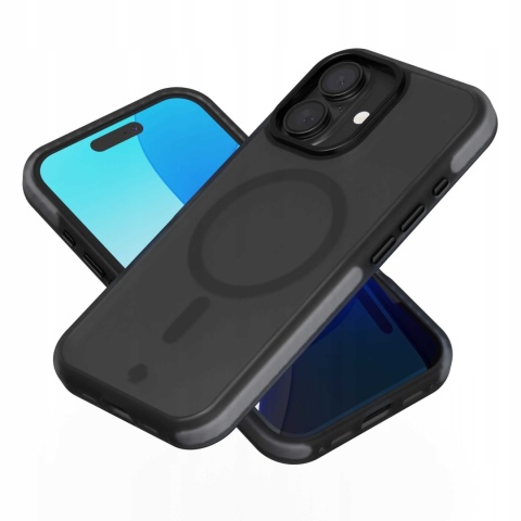 Spacecase Hybrid Fusion Mag iPhone 16 black