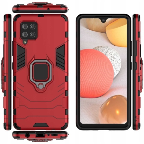 Spacecase X-Ring Galaxy A42 5G czerwony
