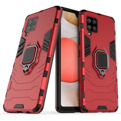 Spacecase X-Ring Galaxy A42 5G czerwony