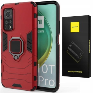 Spacecase X-Ring Mi 10T/10T Pro czerwony