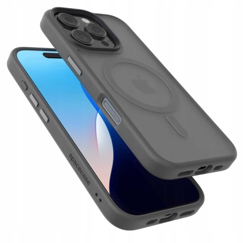 Spacecase Hybrid Mag iPhone 16 Pro gray