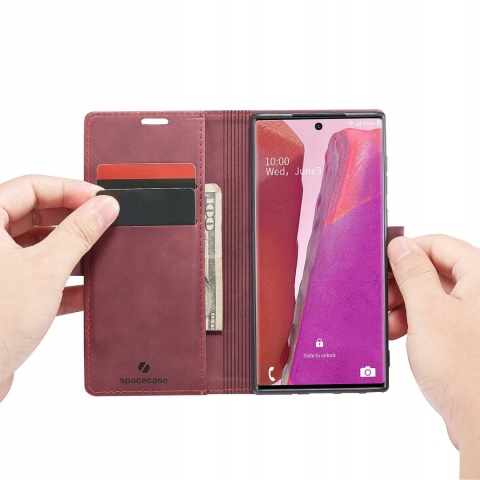 Spacecase Wallet Galaxy Note 20 red