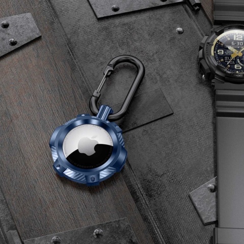 Spacecase Airtag Armor granatowy