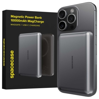 Spacecase Powerbank 10000mAh MagCharge PB02 gray