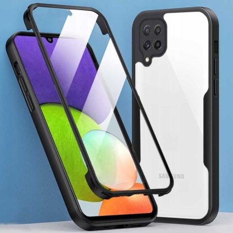 Spacecase Beetle 360 Galaxy A22 / M22 4G czarny