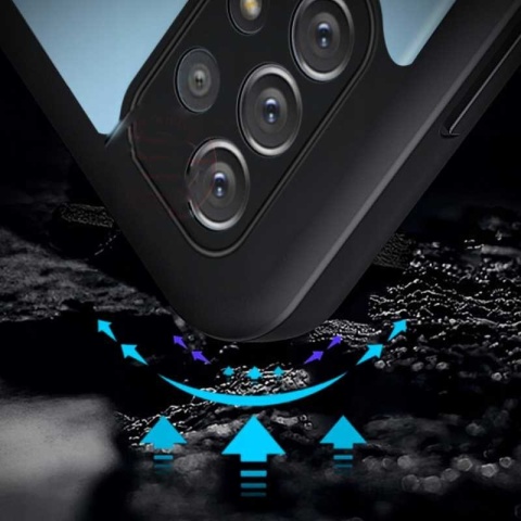 Spacecase Beetle 360 Galaxy A52 czarny