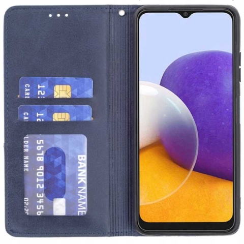 ZAPS Origami Galaxy A22 5G niebieski
