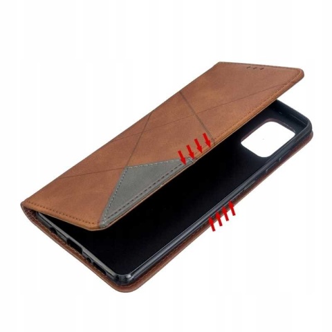 ZAPS Origami Galaxy A71 brązowy