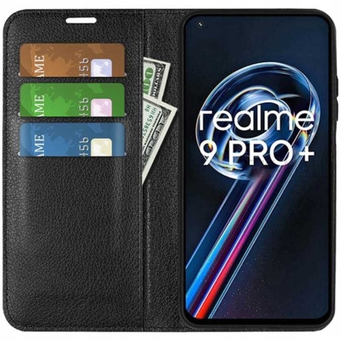 LITCHI Realme 9/9 Pro+ czarny