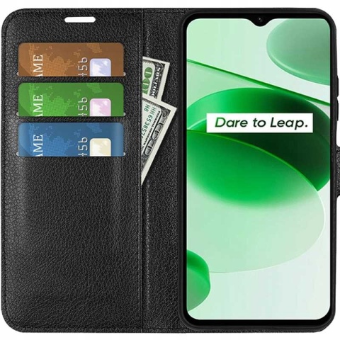 LITCHI Realme C35/Narzo 50A Prime czarny