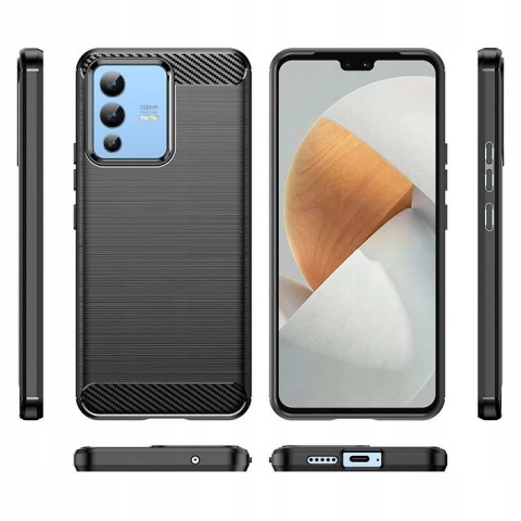 Spacecase Carbon Vivo V23 5G czarny