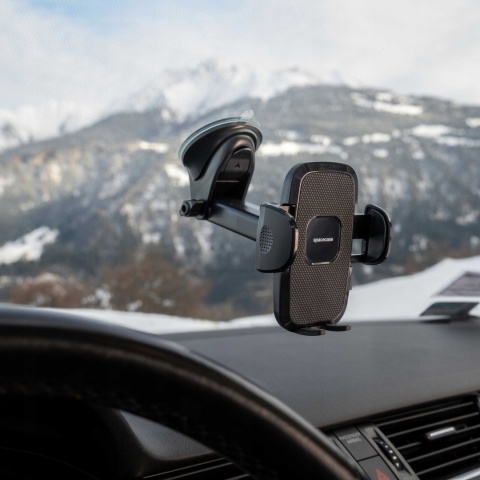 Uchwyt samochodowy uniwersalny na deskę rozdzielczą lub przednią szybę