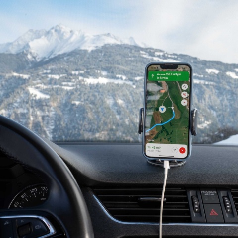 Uchwyt samochodowy uniwersalny na deskę rozdzielczą lub przednią szybę