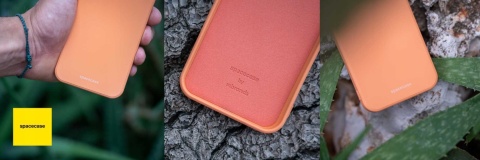 Spacecase Silicone Case Poco F5 Pro orange