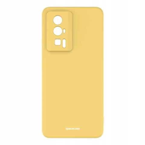 Spacecase Silicone Case Poco F5 Pro yellow