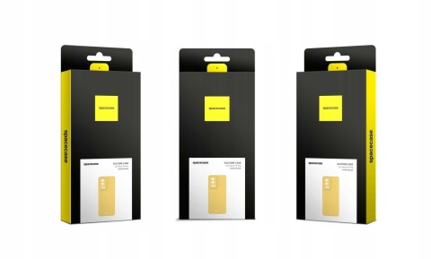 Spacecase Silicone Case Poco F5 Pro yellow