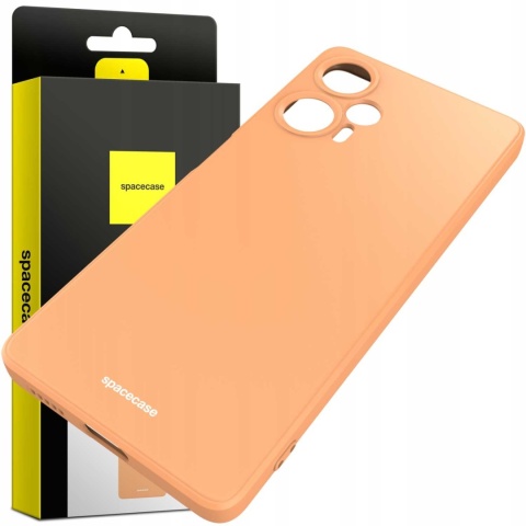 Spacecase Silicone Case Poco F5 orange