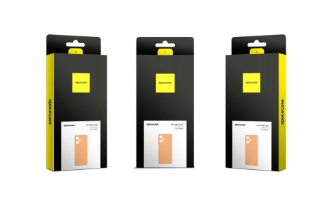 Spacecase Silicone Case Poco F5 orange