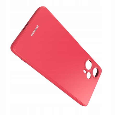 Spacecase Silicone Case Poco F5 red