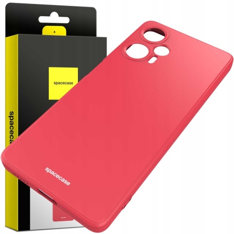 Spacecase Silicone Case Poco F5 red