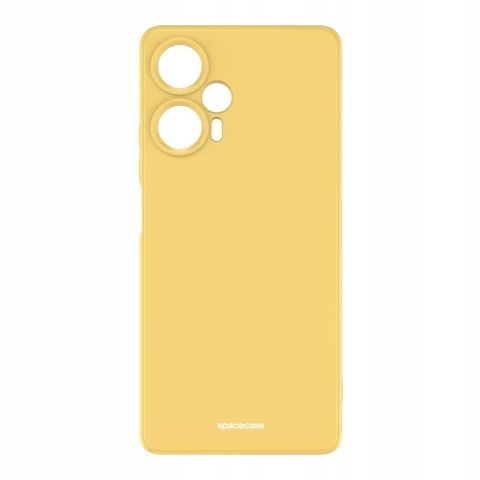 Spacecase Silicone Case Poco F5 yellow